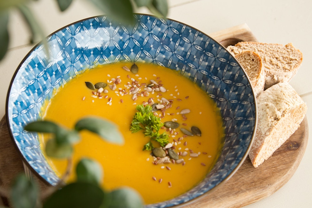 Frische Suppe auf Vorrat